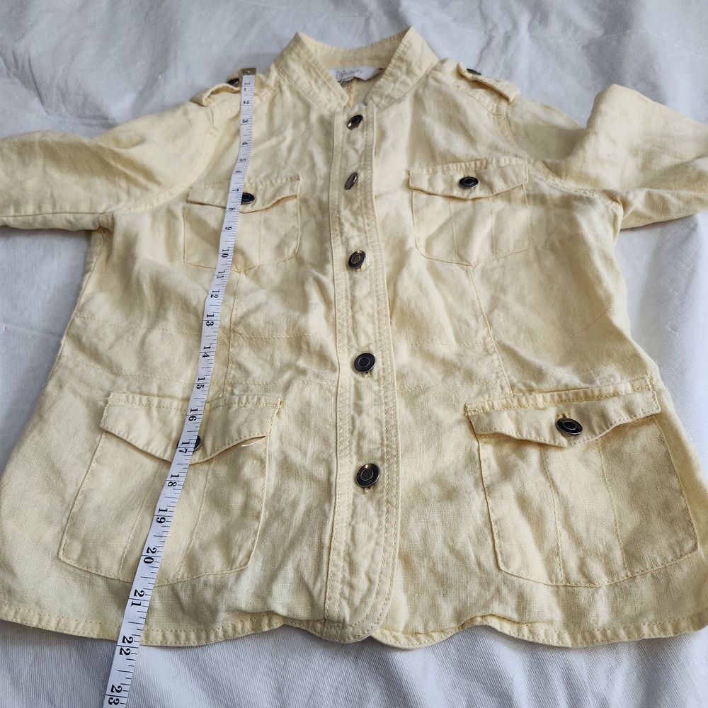 Relativity Size Small Light Yellow Utility Jacket - Picture 4 of 6